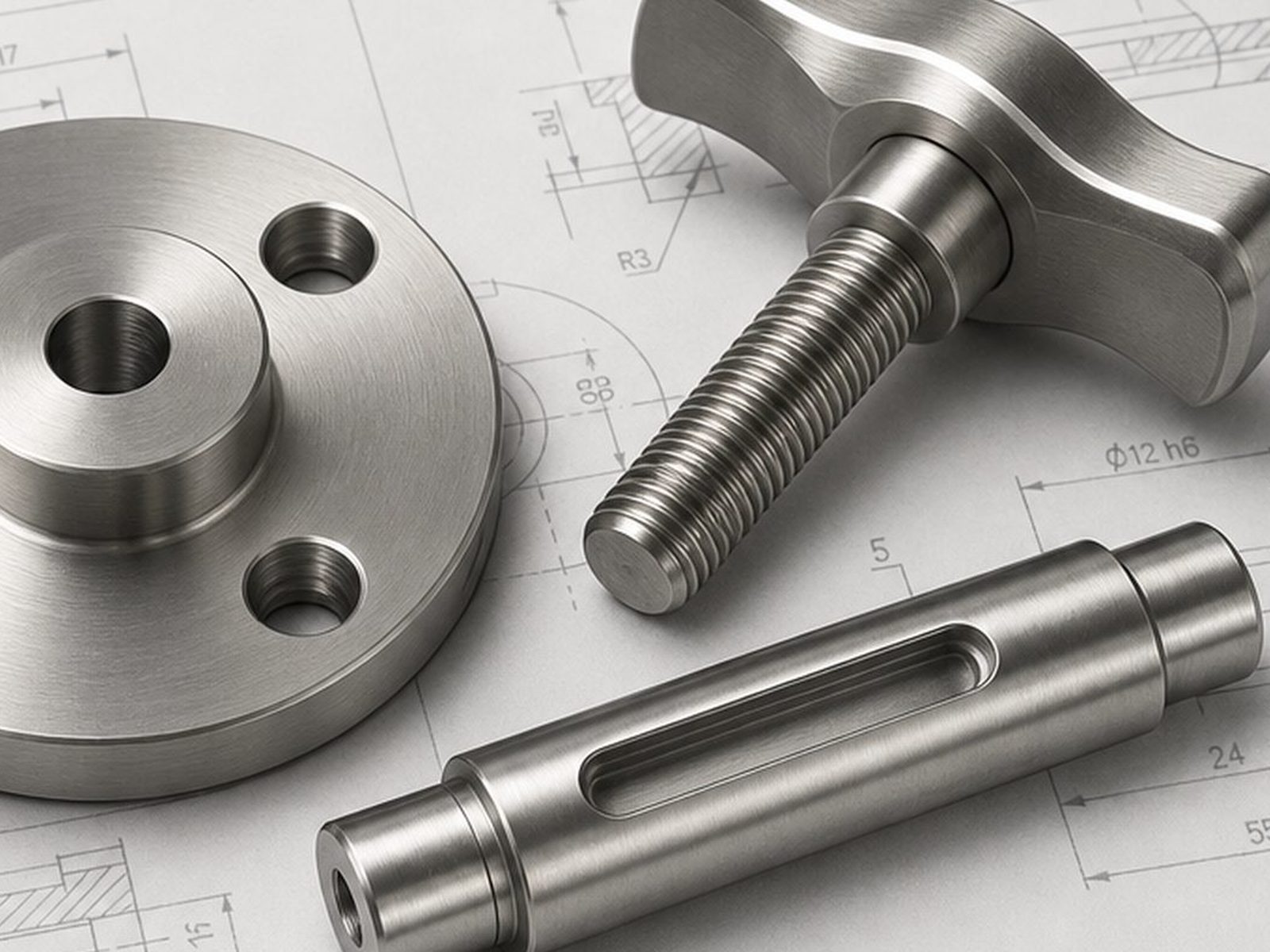 Stainless components turned and milled in Xiamen